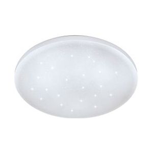 EGLO Frania-S Plafondlamp - LED - Ø 22 cm - Wit - Glinsterend