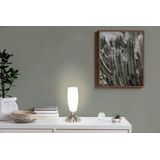 EGLO - Slim - Tafellamp - Nikkel-Mat - Wit - Staal - E14 Fitting