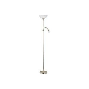 EGLO - Up 2 - Vloerlamp - RVS/Wit - 176,5 cm