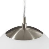EGLO Rondo - Hanglamp - 1 Lichts - Nikkel-Mat - Wit
