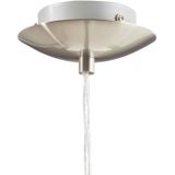 EGLO Rondo - Hanglamp - 1 Lichts - Nikkel-Mat - Wit
