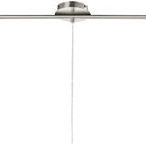 EGLO Pinto Nero Hanglamp - 3 Lichts - Nikkel-Mat - Zwart-Transparent, Wit