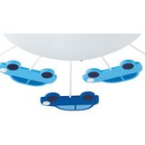 EGLO Viki 1 Plafond- en Wandlamp - E27 - Ø 63 cm - Blauw/Wit - auto thema