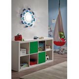 EGLO Viki 1 Plafond- en Wandlamp - E27 - Ø 63 cm - Blauw/Wit - auto thema