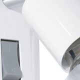 EGLO Mini 4 - Stekkerlamp - 1 Lichts - Wit/Chroom