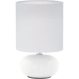 Tafellamp - Wit - Hout - E27 Fitting