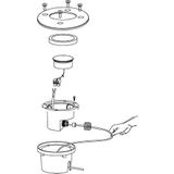 Eglo 93482 - LED opritlamp voor buiten LAMEDO LED/2,5W/230V IP65