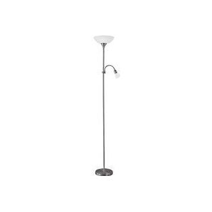 EGLO Up 2 Vloerlamp - E27/E14 - 176,5 cm - Zwart/Wit