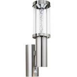 EGLO Trono Stick - Buitenverlichting - Wandlamp Met Sensor - 2 Lichts - LED - RVS