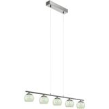 EGLO - Ascolese - Hanglamp - Nikkel-Matte - Glas - LED