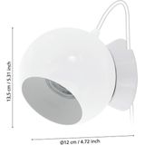 EGLO - Petto 1 - Tafellamp - Wit - Staal - Inclusief Lichtbron