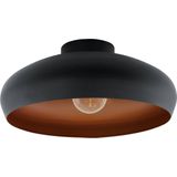 EGLO - Mogano - Plafondlamp - Zwart/Koper - Staal - Ø 40 cm