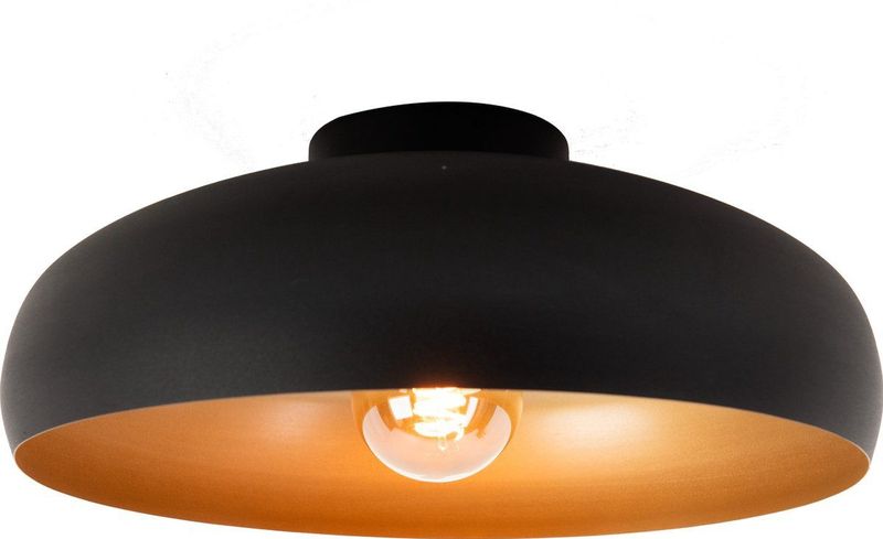 EGLO - Mogano - Plafondlamp - Zwart/Koper - Staal - Ø 40 cm