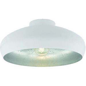 EGLO - Mogano - Plafondlamp - Wit/Zilver - Ø 40 cm - E27