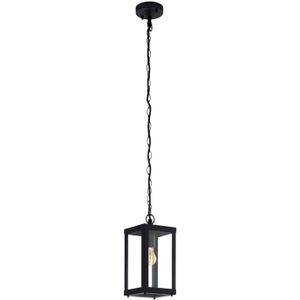 EGLO Vintage Alamonte 1 - Buitenverlichting - Hanglamp - 1 Lichts - Zwart