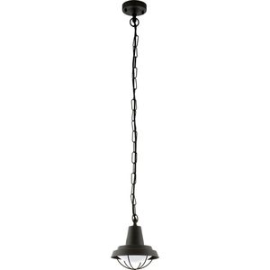 EGLO Vintage Colindres 1 - Buitenverlichting - Hanglamp - 1 Lichts - Zwart