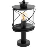 EGLO Vintage Hilburn - Buitenverlichting - Sokkellamp - 1 Lichts - Zwart