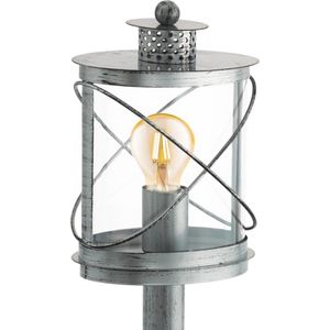 EGLO Vintage Hilburn 1 - Buitenverlichting - Vloerlamp - 1 Lichts - Antiek Zilver