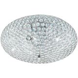 EGLO Clemente - Plafondlamp - 3 Lichts - Ø450mm. - Chroom - Helder