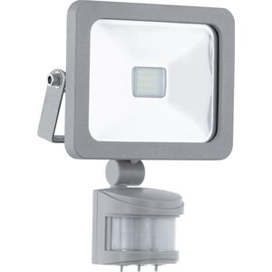 EGLO Faedo 1 - Buitenverlichting - LED - Breedstraler Met Sensor 10W - Zilver