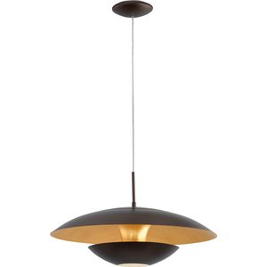 EGLO - Nuvano - Hanglamp - Donkerbruin - Staal - E27 Fitting
