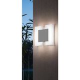 EGLO LED buiten wandlamp Sitia, 2 lichtpunten, wandlamp van verzinkt staal en kunststof, kleur: antraciet, wit, IP44