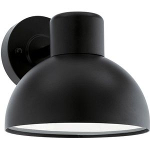 EGLO Entrimo Wandlamp Buiten - E27 - 20 cm - Zwart/Wit