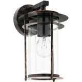 EGLO Valdeo Wandlamp Buiten - E27 - 27,5 cm - Koper Antiek