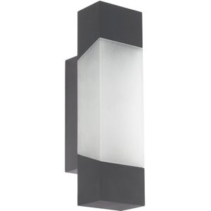 EGLO Gorzano Wandlamp Voor buiten - SMD LED Module - IP44 - Antraciet