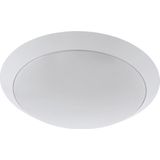 EGLO LED Outdoor plafondlamp Pilone, 1-vlammige buitenlamp voor muur en plafond, plafondlamp van staal en kunststof, kleur: wit, IP44