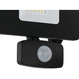 EGLO Faedo 3 Wandlamp Buiten - LED - Bewegingssensor - 14 cm - Zwart