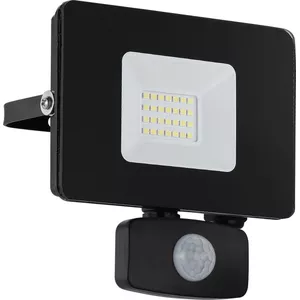 Eglo Cerno Buitenwandlamp Met Bewegingsmelder – Zilver/wit, Roestvrij Staal, E27, IP44, Incl. Sensor