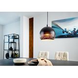 EGLO - Camastra - Hanglamp - Goud/Zwart - Staal - Hoogte Aanpasbaar