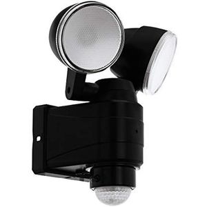 EGLO LED-buitenwandlamp met sensor Casabas 2x3.75 W zwart