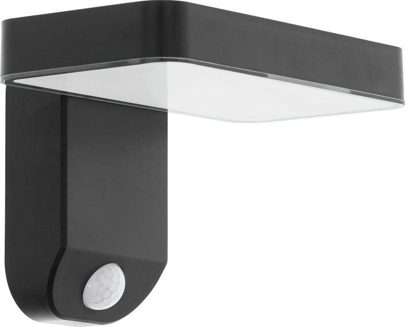 EGLO - Pastion - Wandlamp - Zwart - Kunststof - Met Bewegingssensor