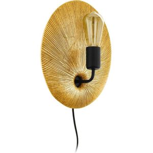 EGLO - Gascueria - Wandlamp - Goud/Zwart - 1 Lichts - Ø30cm - E27