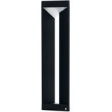 EGLO Nembro Led-buitenlamp, 1 lichtpunt, modern, led-vloerlamp van gegoten aluminium in zwart en kunststof in wit, warmwit, IP44