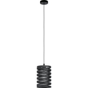 EGLO Cremella Hanglamp - E27(excl.) - industrieel - 18 cm - Zwart