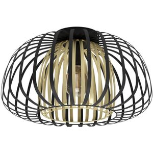 EGLO Encinitos Plafondlamp - E27 - Ø 45 cm - Zwart/Goud