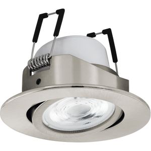 EGLO Saliceto-Z Einbauspot Gebürsteter Stahl Ø8.8 – Smarte RGB&Einstellbares Weiß
