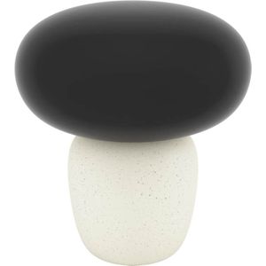 EGLO - Cahuama - Tafellamp - Zwart/Wit - Keramiek - Diameter 27.5 cm