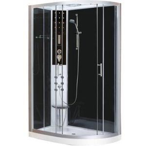 Badstuber - Vario - Douchecabine - 120x80cm - Kitvrij - Met Massagejets