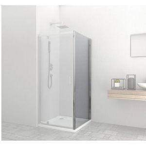 Badstuber Elite douche zijwand 80x195cm chroom