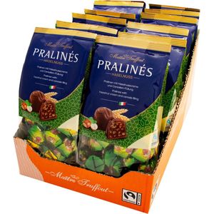 Praline melkchocolade hazelnoot & granen 300g - Doos 12 stuks