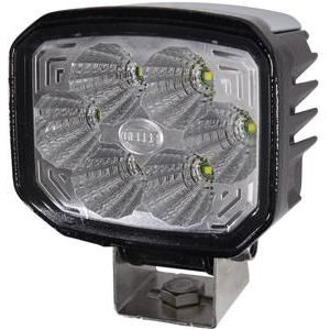 Hella - LED Werklicht - Zwart/Grijs - Aluminiumbehuizing