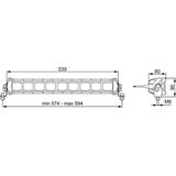 Hella - LBX-540 - Werklamp - LED - 12 V, 24 V - Verreikend Licht