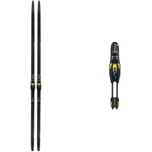 Fischer - Twin Skin Race Medium - Langlaufski - Zwart - 197 cm