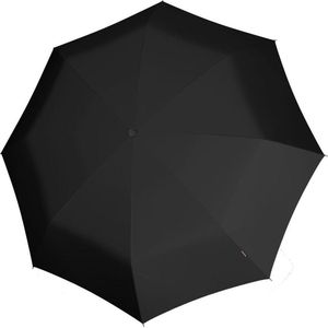 Knirps Duomatic opvouwbare paraplu M zwart