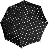 Knirps Paraplu / Stormparaplu Opvouwbaar - T 200 Medium Duomatic - Zwart Dots