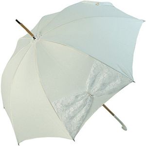 Mariage parapluie Vienne - mesh met strass kralen - wit